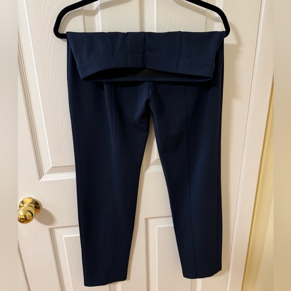 Pantsuits / pantalon classique droit bleu marin - Picture 2 of 3